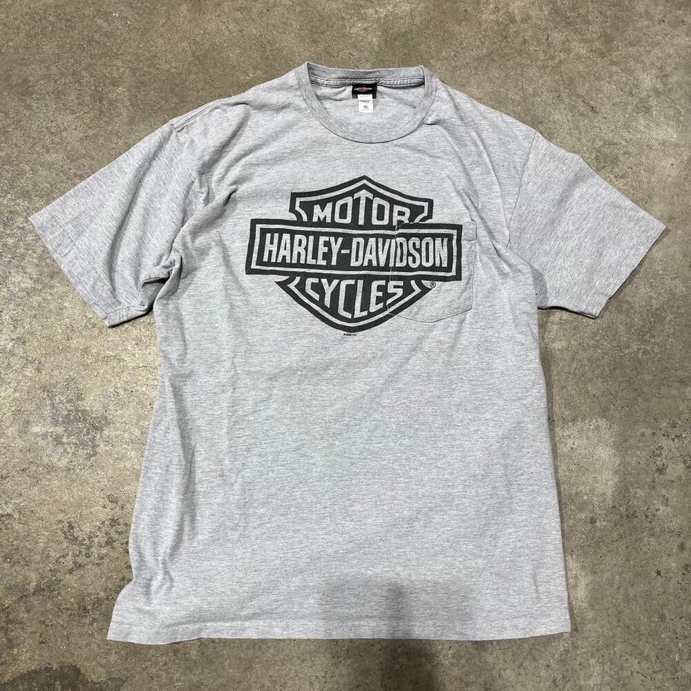 Harley-davidson Men's Grey T-shirt